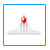 Tiara voor Glarrie (rood)