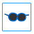 Wimi zonnebril (blauw)